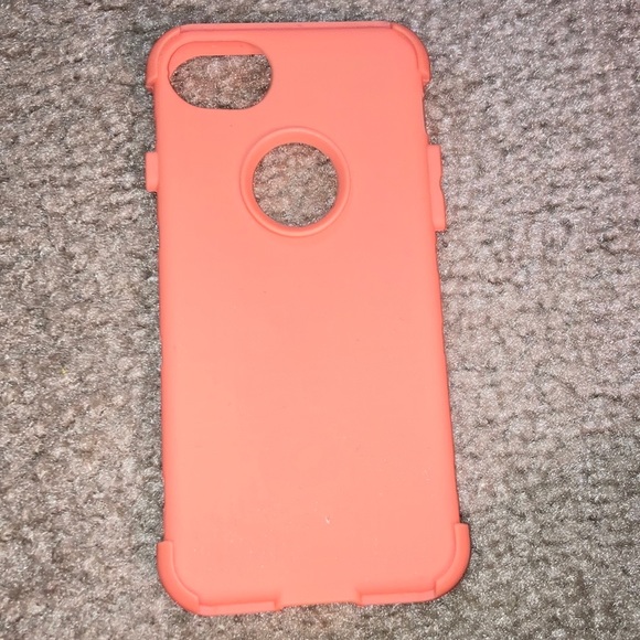 NEW Orange Silicone IPhone SE Cell Phone Case - Picture 1 of 2